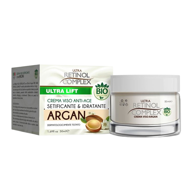 RETINOL COMPLEX ULTRA LIFT ARGAN CREMA VISO ANTI AGE SETIFICANTE IDRATANTE 50ml