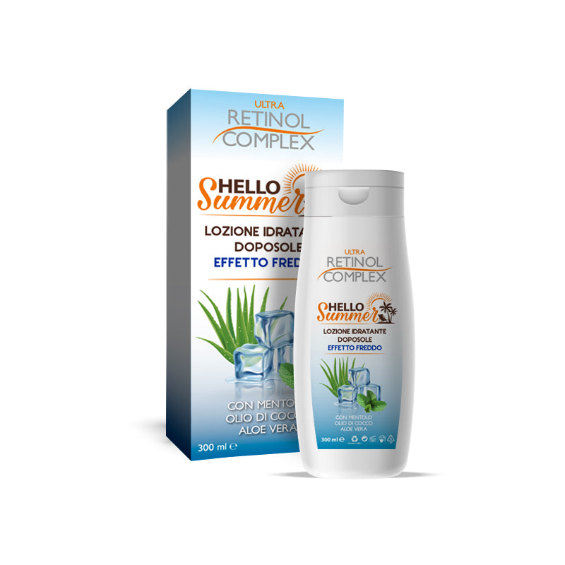 RETINOL COMPLEX HELLO SUMMER LOZIONE IDRATANTE DOPO SOLE EFFETTO FREDDO 300ml