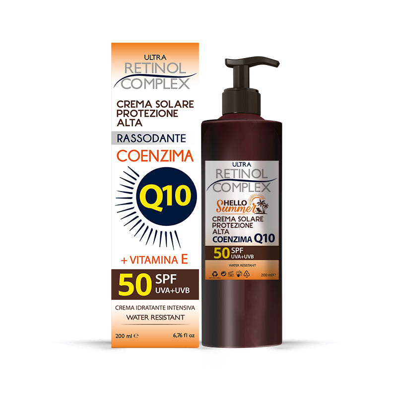 RETINOL COMPLEX CREMA SOLARE PROTEZIONE ALTA COENZIMA Q10 50SPF 200ml