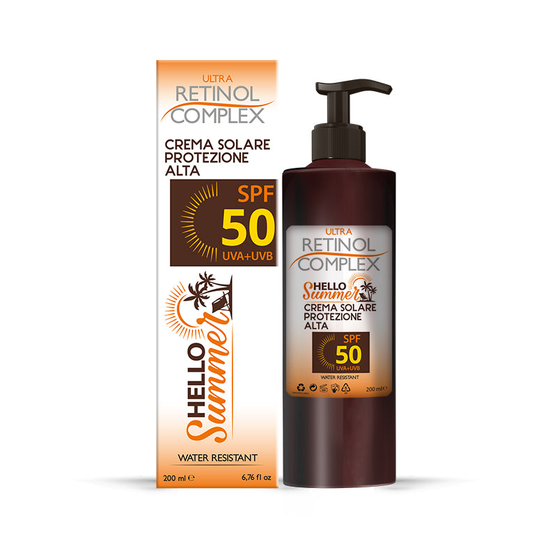 RETINOL COMPLEX CREMA SOLARE PROTEZIONE ALTA 50SPF 200ml