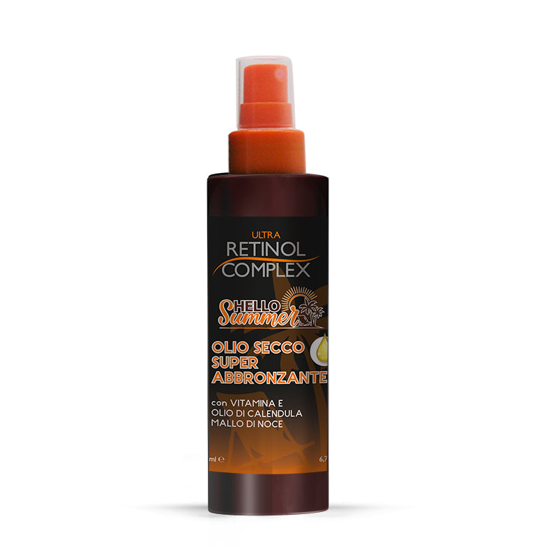 RETINOL COMPLEX OLIO SECCO SUPER ABBRONZANTE CON MALLO DI NOCE 200ml