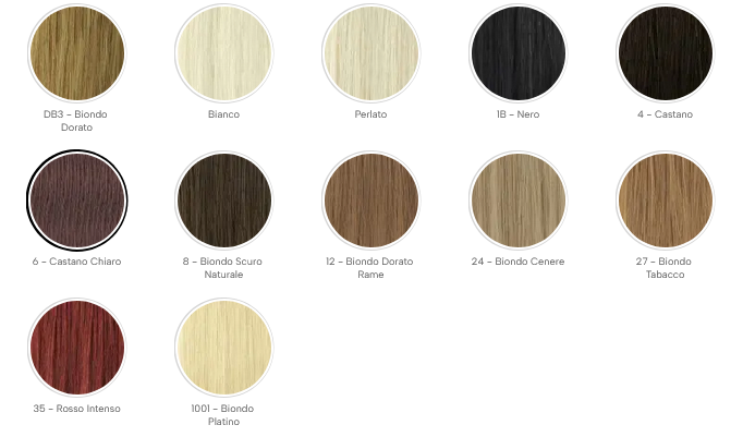 DI BIASE FASCIA BOND EXTENSION CAPELLI UMANI DOPPIA CON ANELLI 50/55cm