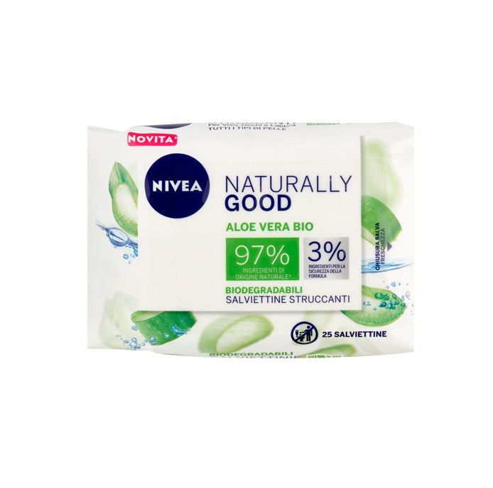 SALVIETTINE STRUCCANTI BIO ALOE VERA NIVEA