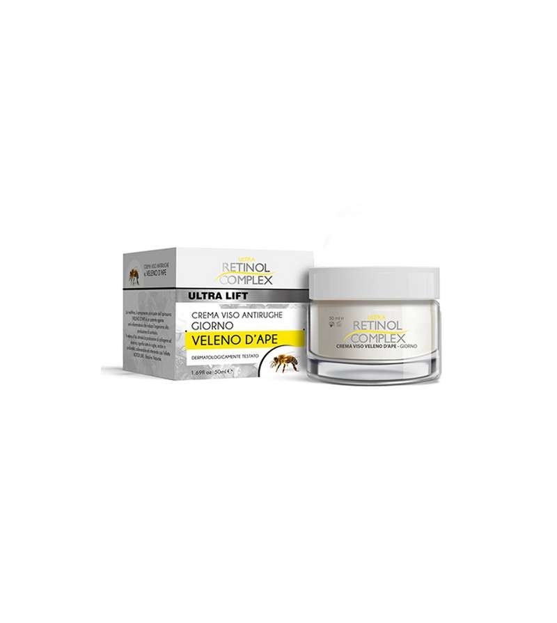 RETINOL COMPLEX ULTRA LIFT CREMA VISO ANTIRUGHE GIORNO VELENO D'APE 50ml