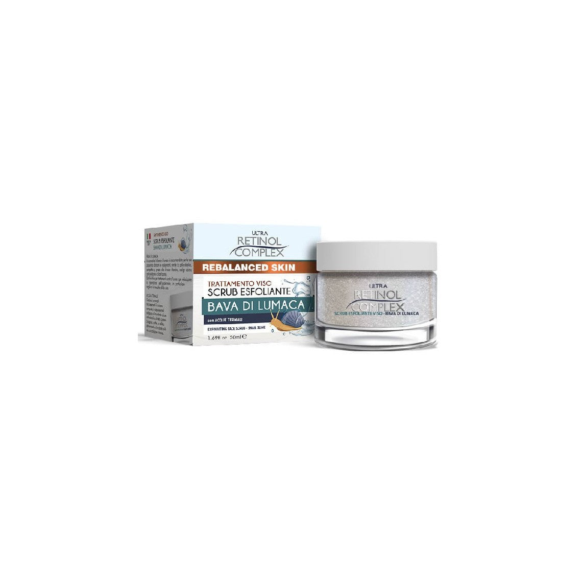 RETINOL COMPLEX REBALANCED SKIN SCRUB VISO BAVA DI LUMACA 50ml