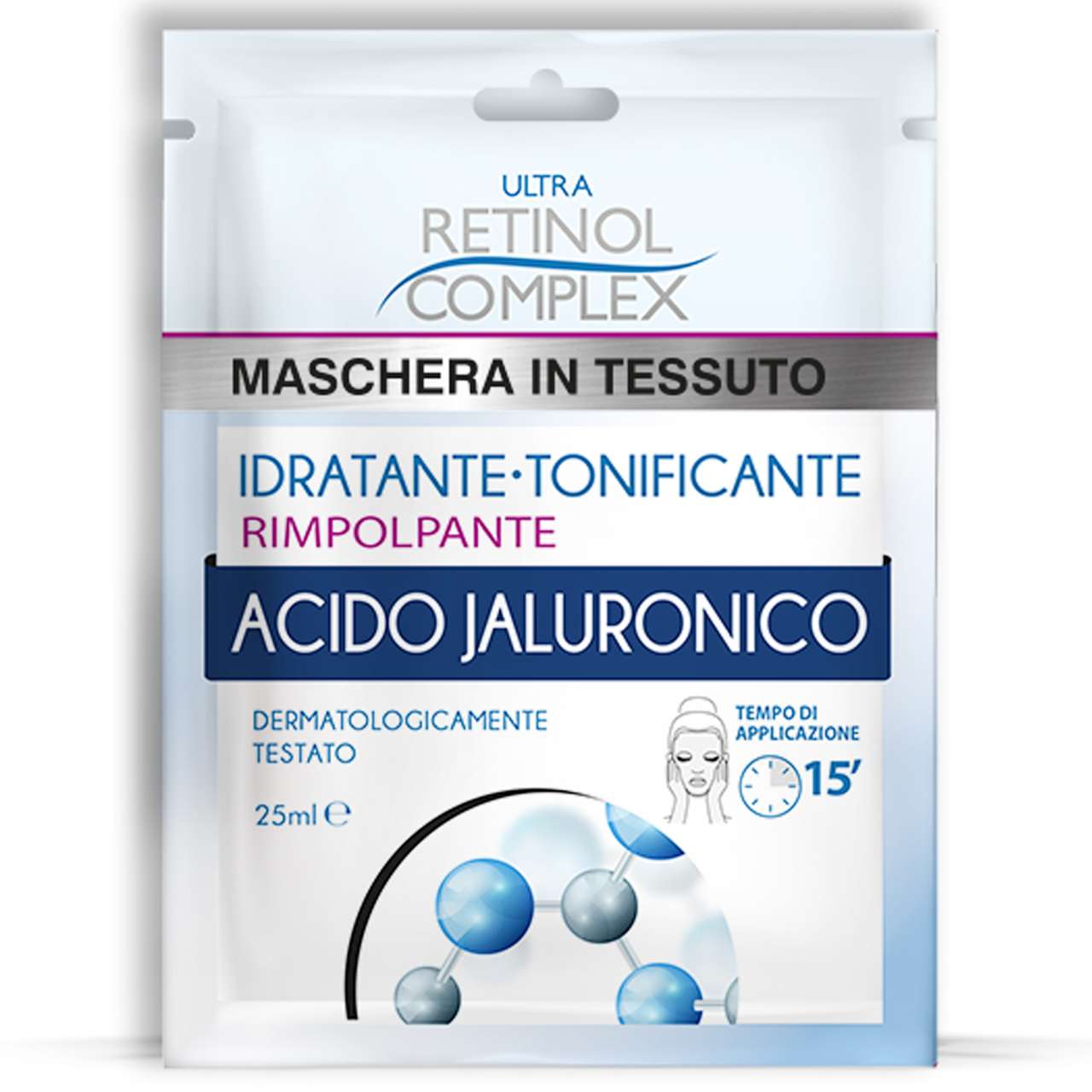 RETINOL COMPLEX MASCHERA IN TESSUTO RIMPOLPANTE ALL' ACIDO JALURONICO