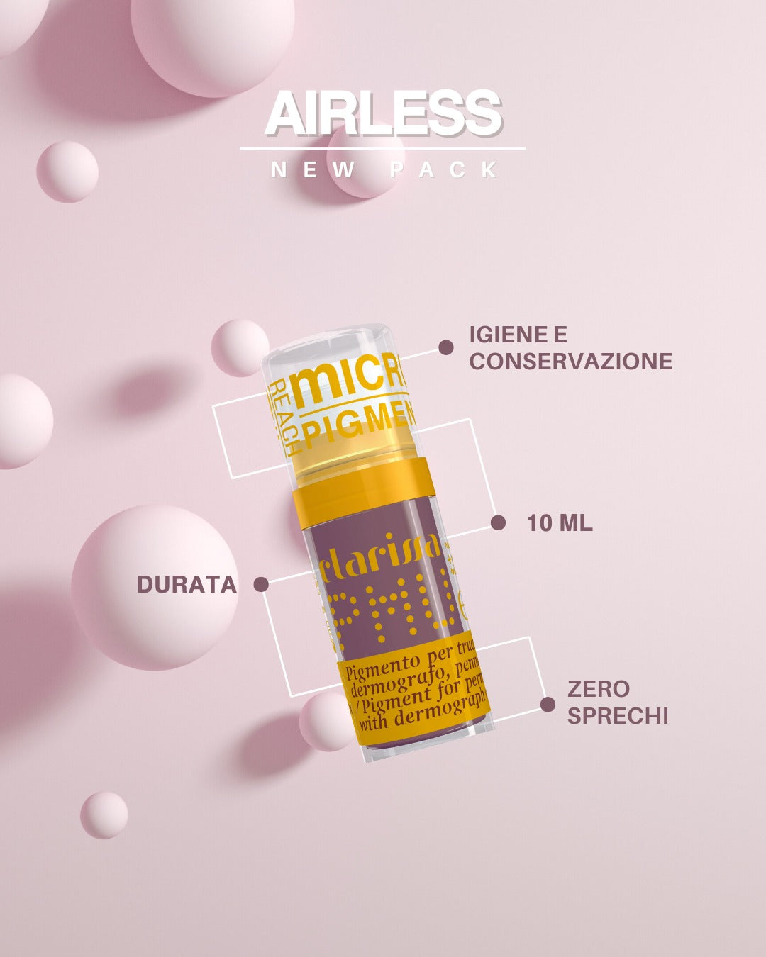 MICROPIGMENTO LABBRA 10ml CLARISSA