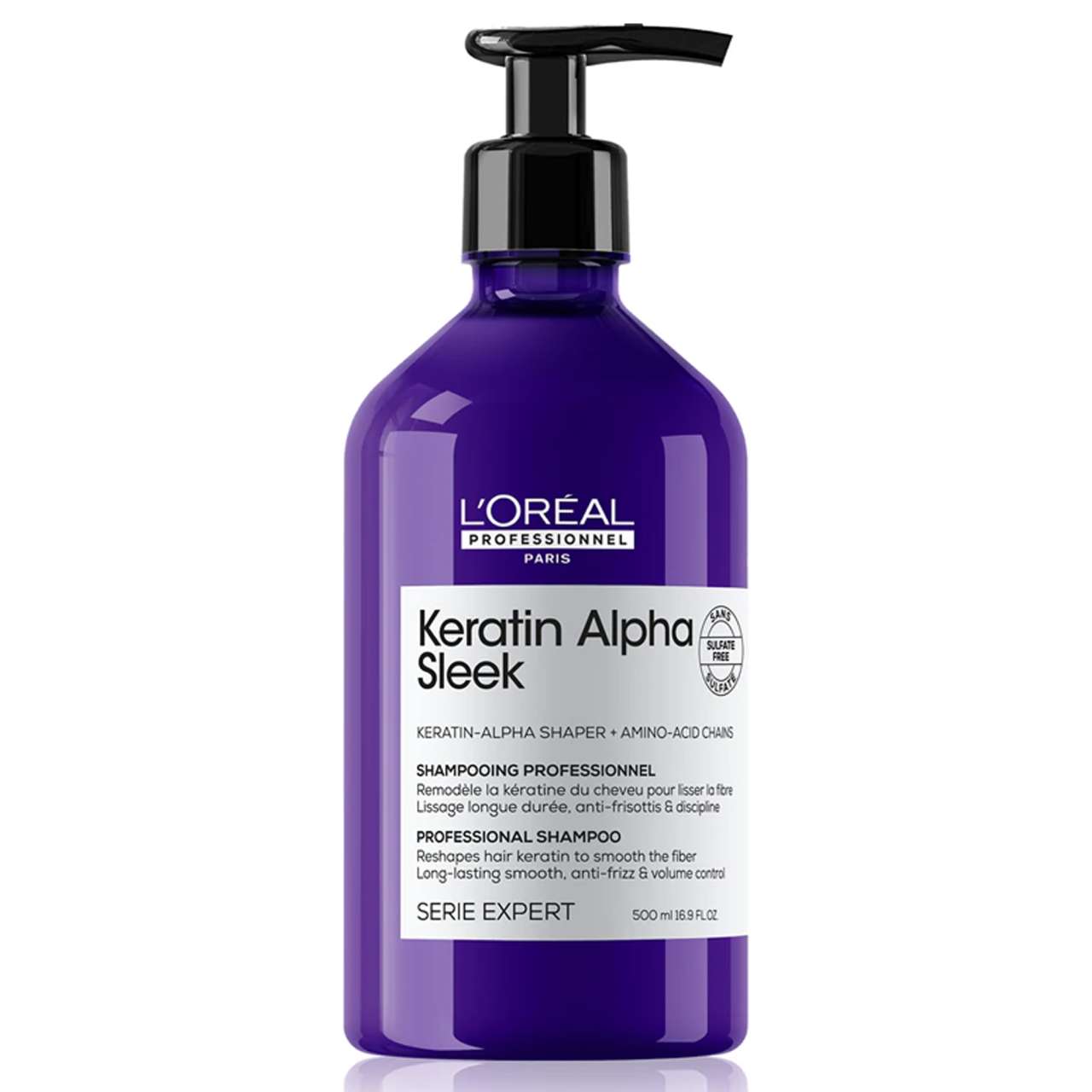 l'oreal serie expert keratin alpha sleek shampoo 500ml