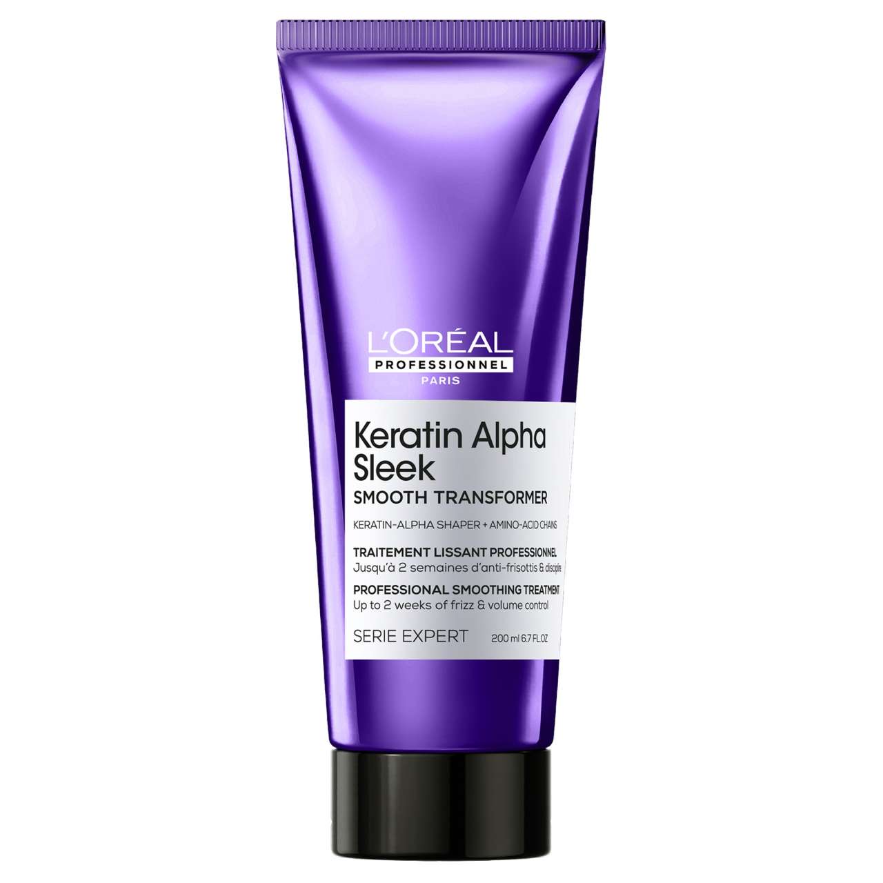 l'oreal serie expert keratin alpha sleek trattamento lisciante anticrespo 200ml