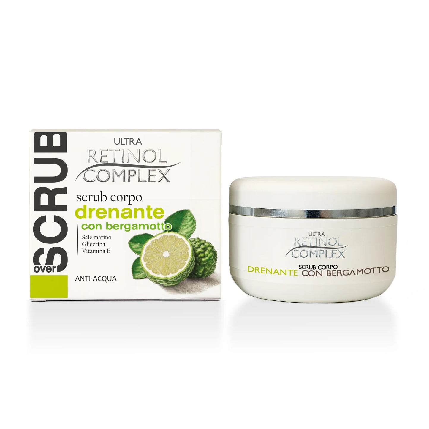 Retinol Complex Scrub Corpo Drenante con Bergamotto 250ml