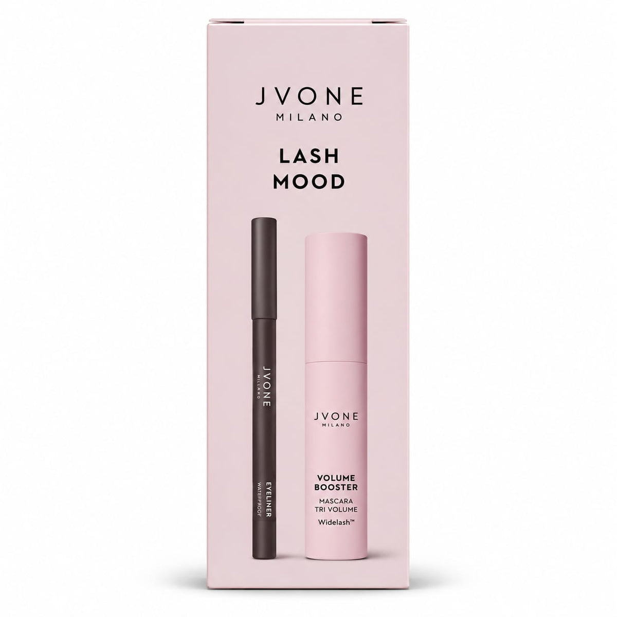 JVONE MILANO LASH MOOD KIT 2PZ MASCARA VOLUME BOOSTER+MATITA OCCHI 101