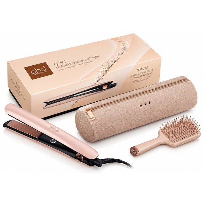 Ghd Gold Gift Set Caschmere Collection Piastra con pochette e spazzola