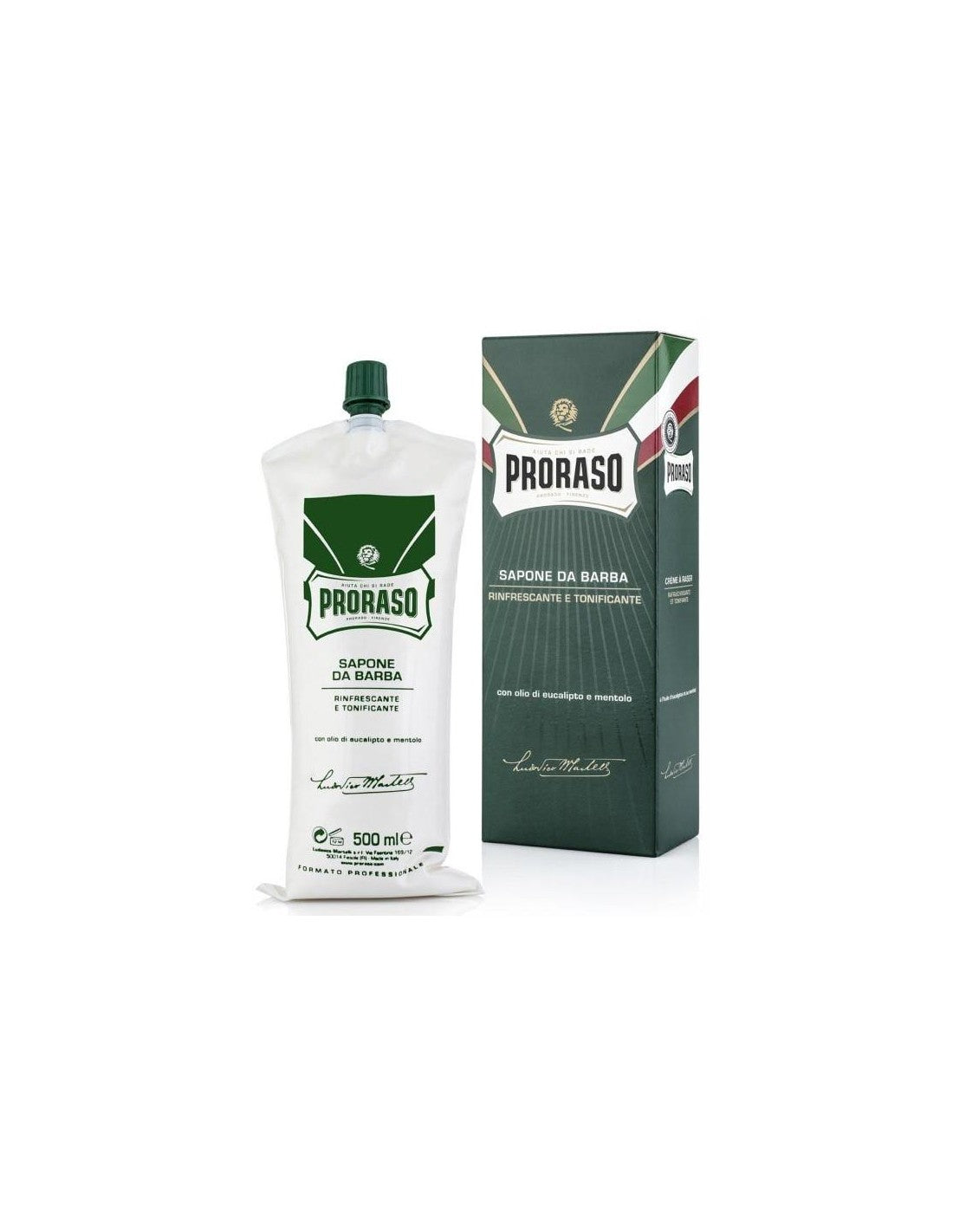VESCICA SAPONE DA BARBA RINFRESCANTE 500ml PRORASO