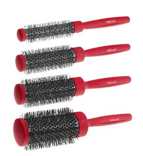 KIT 4 SPAZZOLE TURMALINA ROSSO ART.8452372