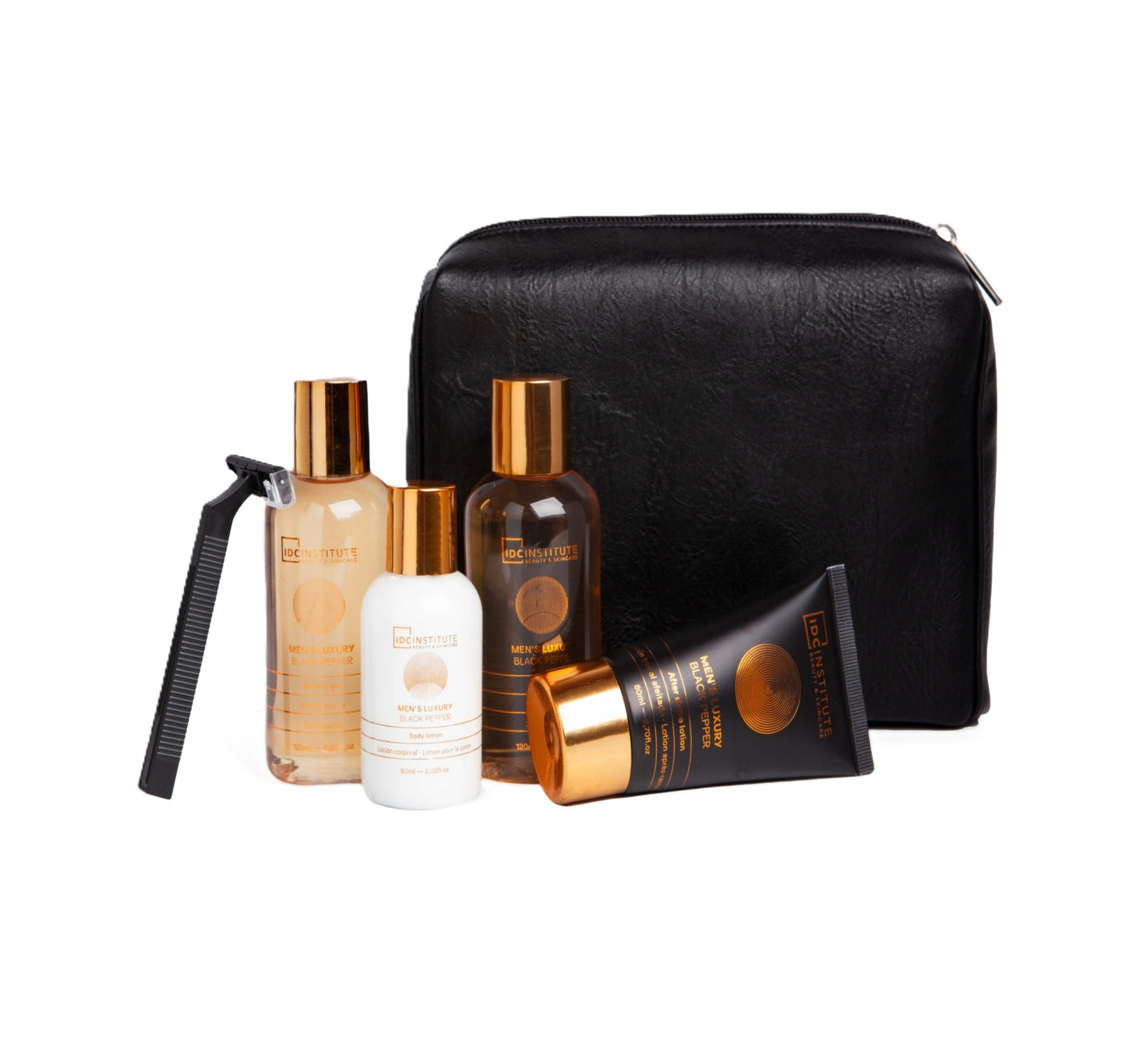 CONFEZIONE REGALO MEN'S LUXURY IDCINSTITUTE CON POCHETTE