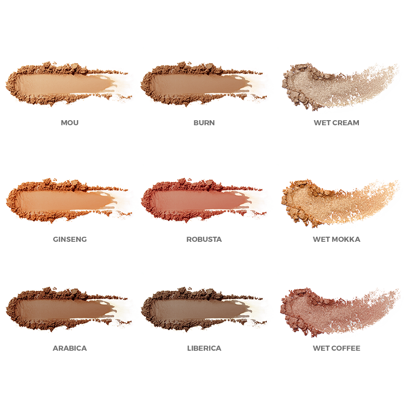 JVONE SHADOWS LIBRARY PALETTE 9 OMBRETTI