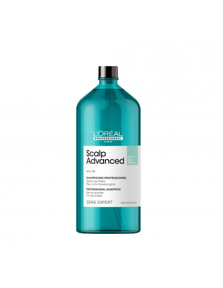 L'OREAL SCAL ADVANCED SHAMPOO DERMOPURIFICANTE PER CAPELLI GRASSI 1,5l