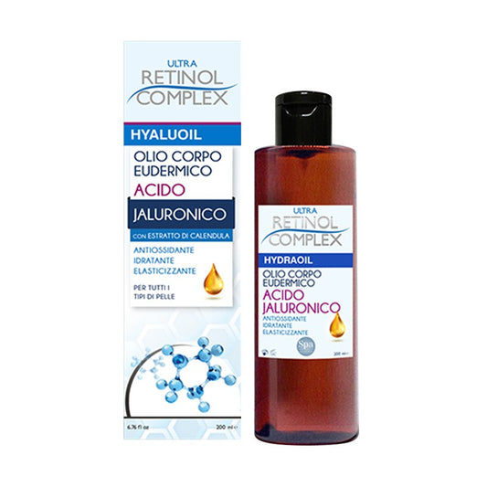 RETINOL COMPLEX HYDRAOIL OLIO CORPO EUDERMICO ACIDO JALURONICO 200ml