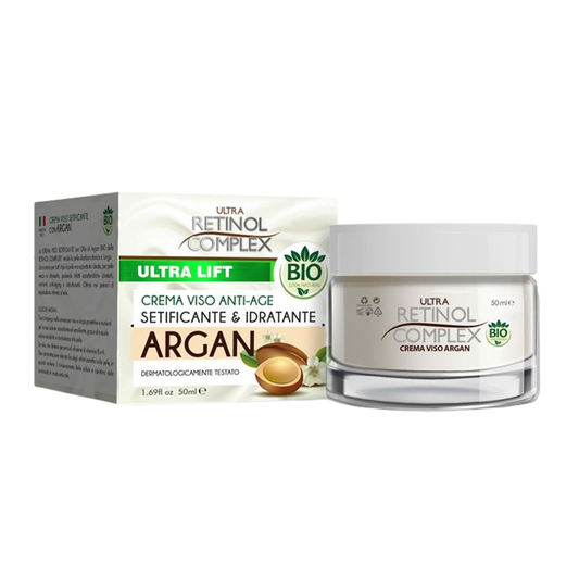 RETINOL COMPLEX ULTRA LIFT ARGAN CREMA VISO ANTI AGE SETIFICANTE IDRATANTE 50ml