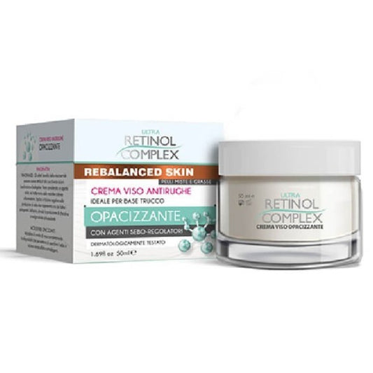 RETINOL COMPLEX REBALANCED SKIN CREMA VISO ANTIRUGHE OPACIZZANTE BASE TRUCCO50ml