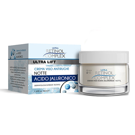 RETINOL COMPLEX ULTRA LIFT CREMA VISO ANTIRUGHE NOTTE ACIDO JALURONICO 50ml