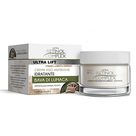 RETINOL COMPLEX ULTRA LIFT CREMA VISO ANTIRUGHE IDRATANTE BAVA DI LUMACA 50ml