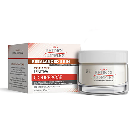 RETINOL COMPLEX REBALANCED SKIN CREMA VISO LENITIVA COUPEROSE 50ml