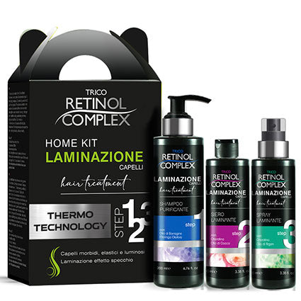 RETINOL COMPLEX HOME KIT LAMINAZIONE CAPELLI 3 STEP