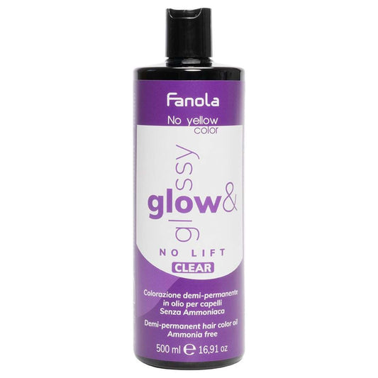 FANOLA NO YELLOW GLOW & GLOSSY CLEAR COLORAZIONE DEMIPERMANENTE IN OLIO 500m