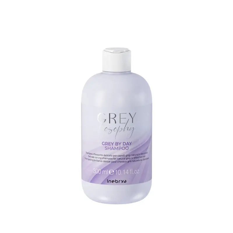 Inebrya Grey By Day Shampoo riflessante capelli grigio decolorati 300ml