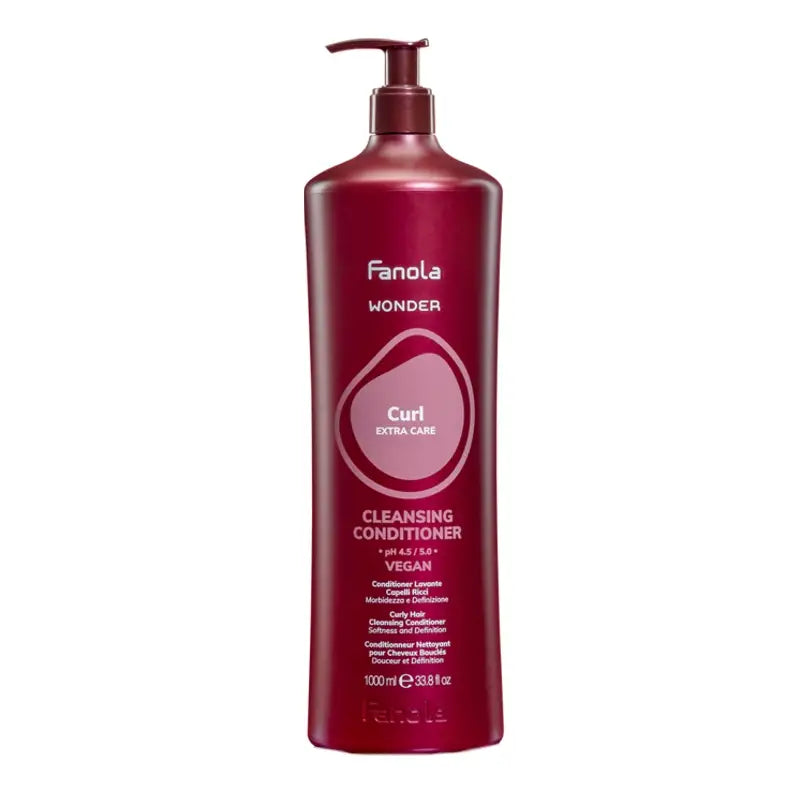 Fanola Wonder Curl Conditioner Lavante capelli ricci Vegan 1l