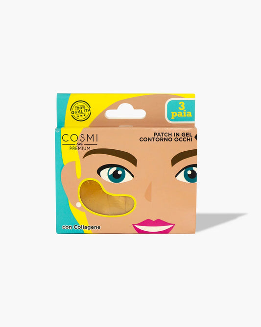 COSMI MASCHERA OCCHI IN GEL ORO 3PZ