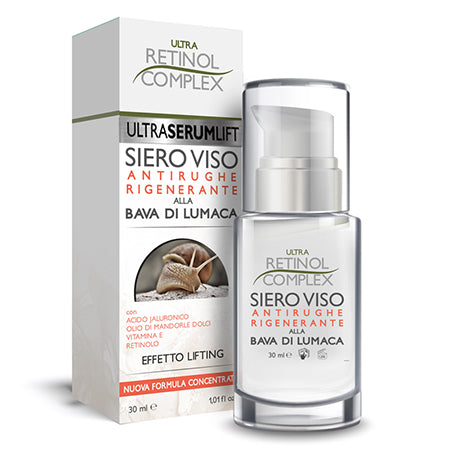 RETINOL COMPLEX SIERO VISO RIGENERANTE ANTIRUGHE CON BAVA DI LUMACA 30ml