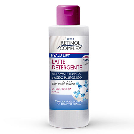 RETINOL COMPLEX LATTE DETERGENTE BAVA DI LUMACA E ACIDO JALURONICO 400ml