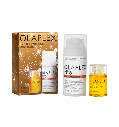 COFANETTO OLAPLEX CAPELLI DANNEGGIATI GET YOUR SHINE ON N.6 + N.7