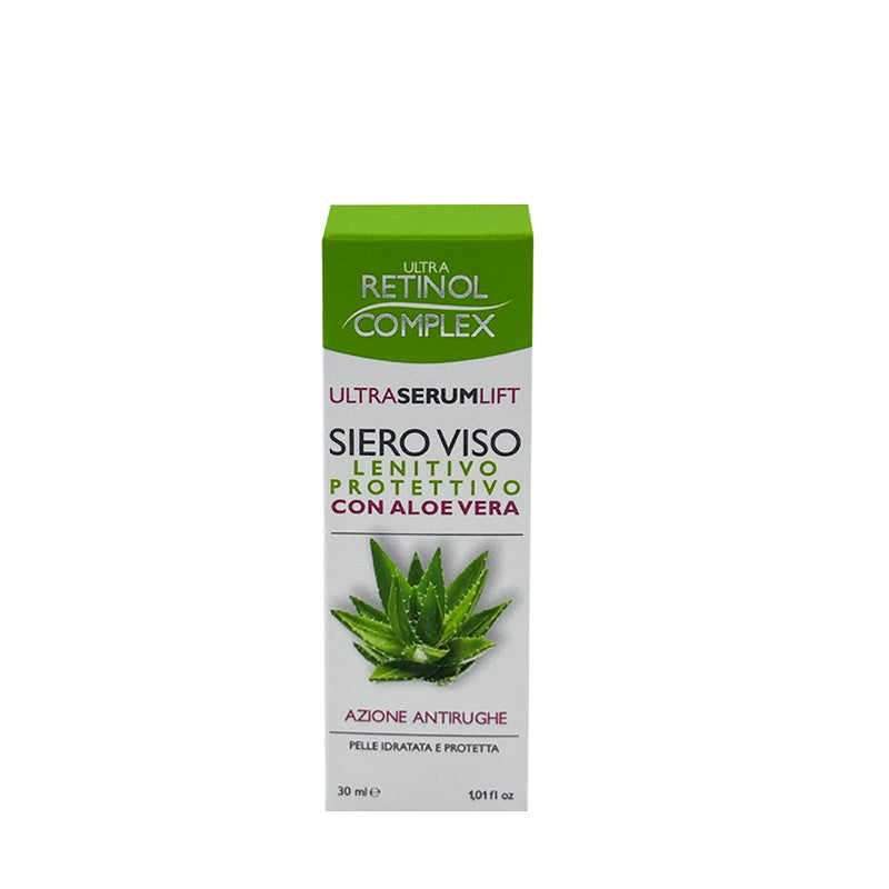 RETINOL COMPLEX SIERO VISO LENITIVO ANTIRUGHE CON ALOE VERA 30ml
