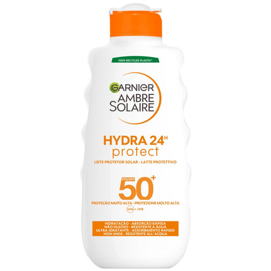 GARNIER AMBRE SOLAIRE HYDRA 24 LATTE PROTETTIVO 50+ 200ml