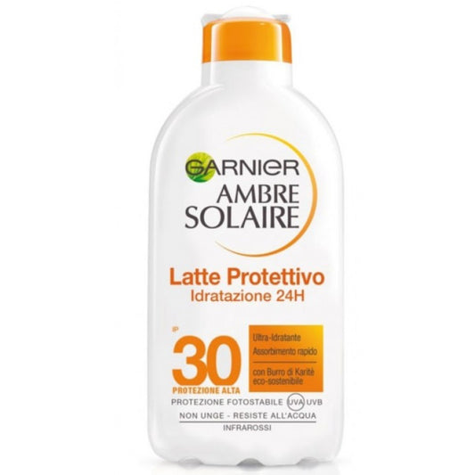 GARNIER AMBRE SOLAIRE HYDRA 24 LATTE PROTETTIVO 30 200ml