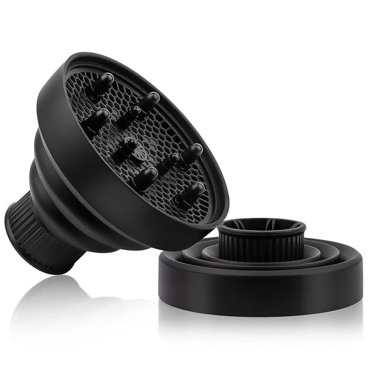 DIFFUSORE PIEGHEVOLE IN SILICONE NERO