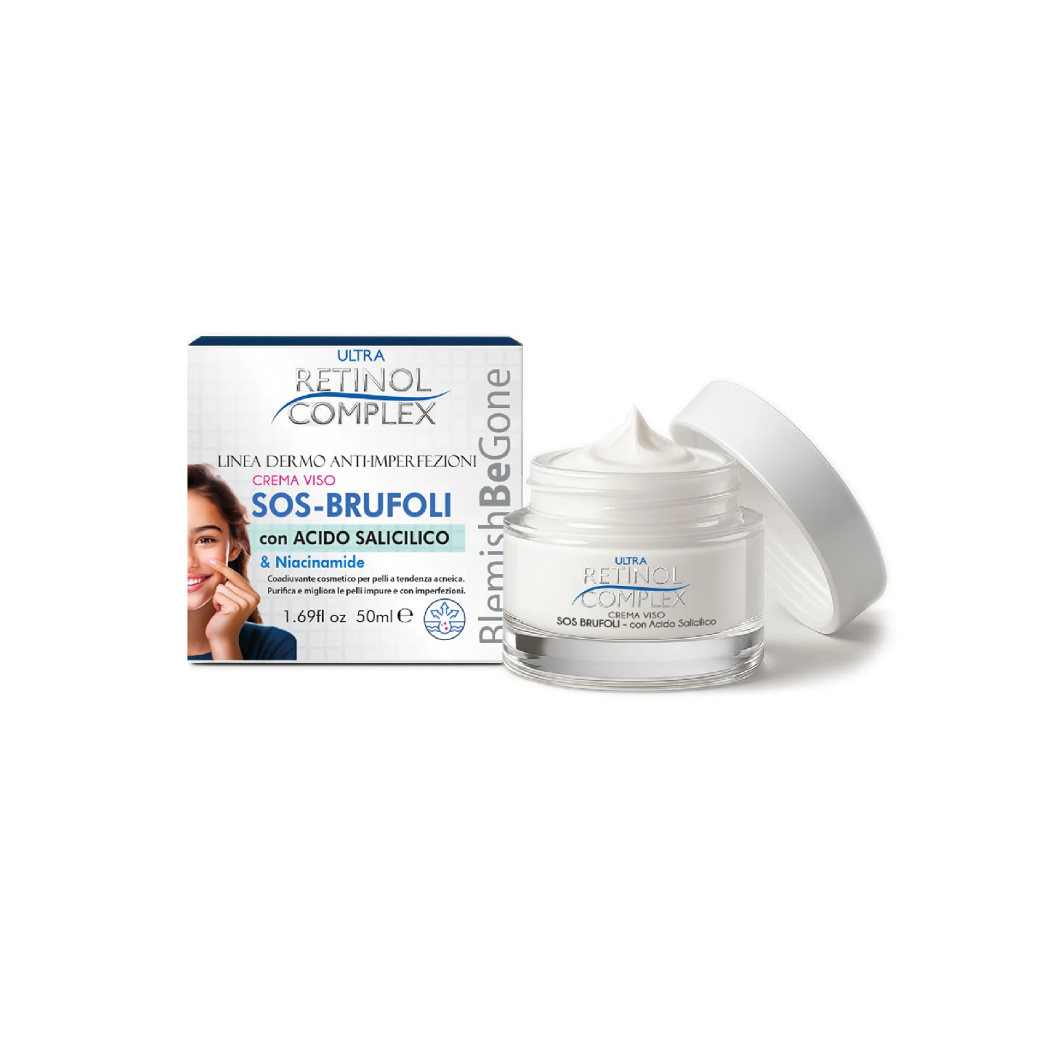 CREMA VISO SOS BRUFOLI CON ACIDO SALICILICO E NIACIMIDE 50ml