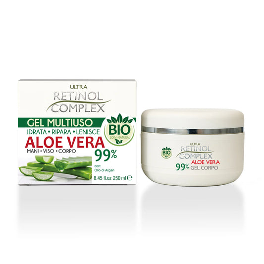 RETINOL COMPLEX GEL MULTIUSO IDRATA RIPARA LENISCE ALOE VERA 250ml