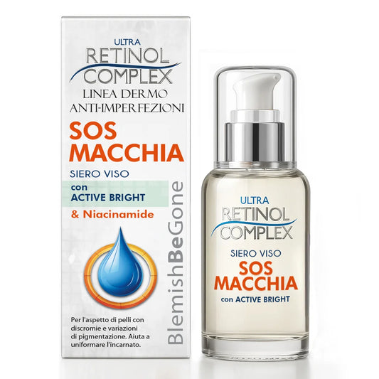 RETINOL COMPLEX SOS MACCHIE SIERO VISO CON ACTIVE BRIGHT 30ml