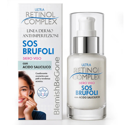 RETINOL COMPLEX SOS BRUFOLI SIERO VISO CON ACIDO SALICILICO 30ml