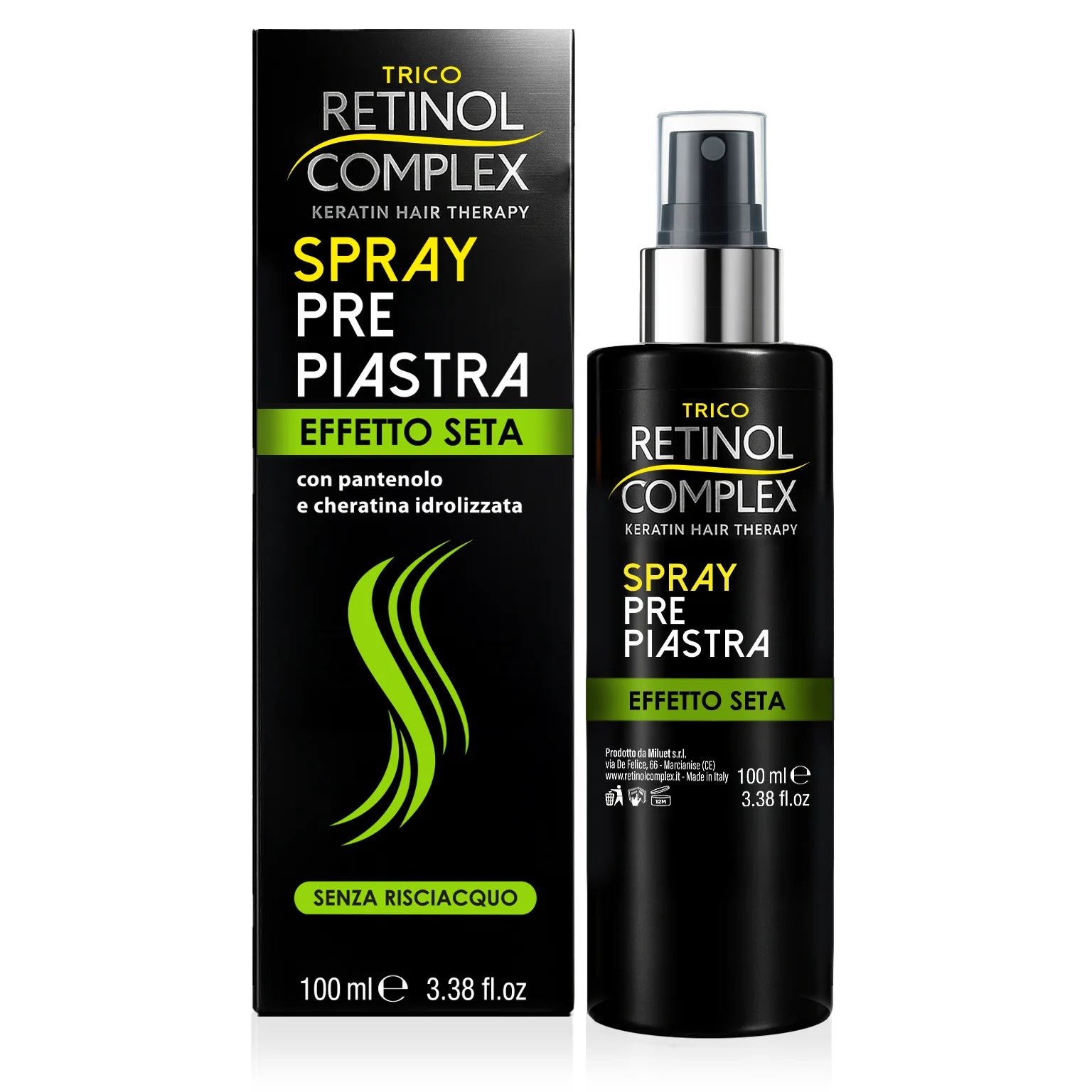 RETINOL COMPLEX SPRAY PRE PIASTRA EFFETTO SETA 100ml