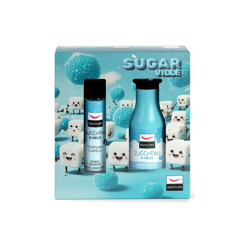 AQUOLINA SUGAR VILLE BAGNO DOCCIA + PROFUMO CAPELLI
