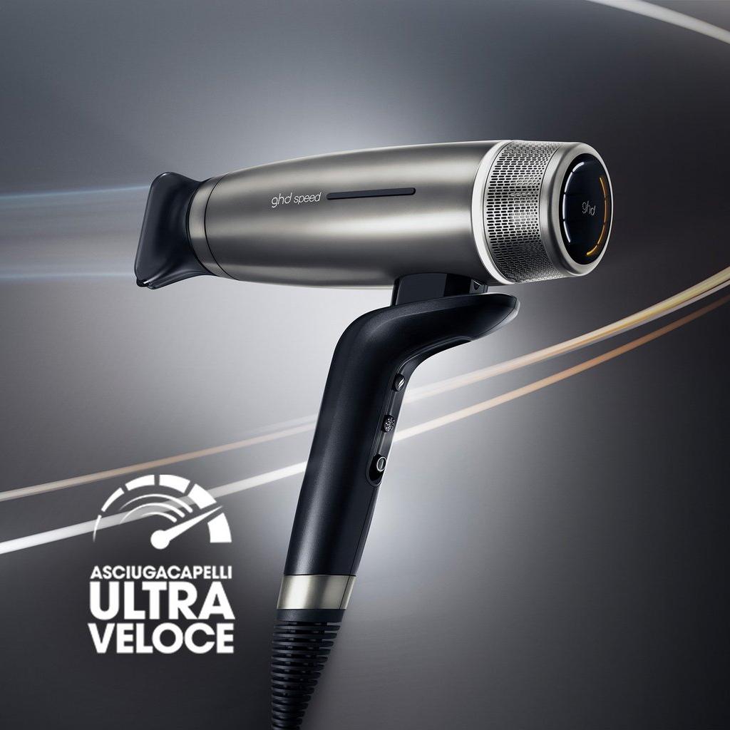 GHD SPEED PHON IONICO NERO METALLIZZATO