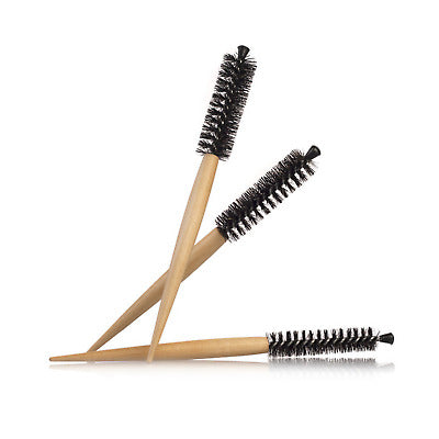 SPAZZOLA SCOVOLO PER CAPELLI IN LEGNO DIAMETRI A SCELTA