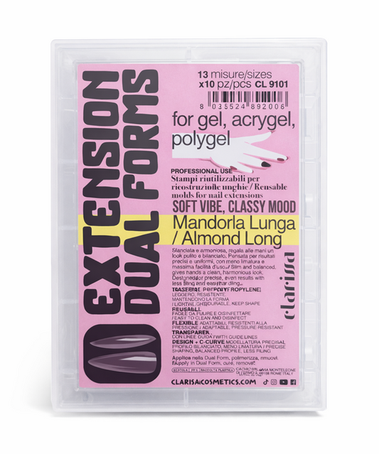 CLARISSA EXTENSION DUAL FORM QUADRATA LUNGA 13 MISURE 130pz