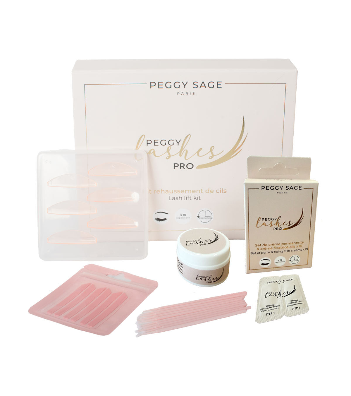 PEGGY SAGE KIT PERMANENTE CIGLIA 10 APPLICAZIONI