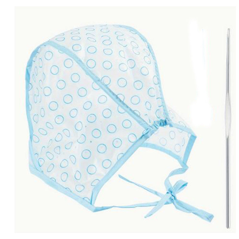 salon pro cuffia meches capelli in pvc con uncinetto